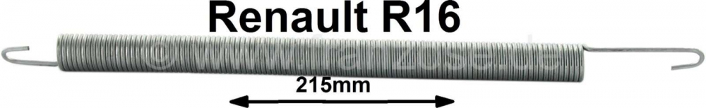 Renault - R16, veer voor de omkeerhendel van de handrem. Geschikt voor Renault R16 (alle typen, R115