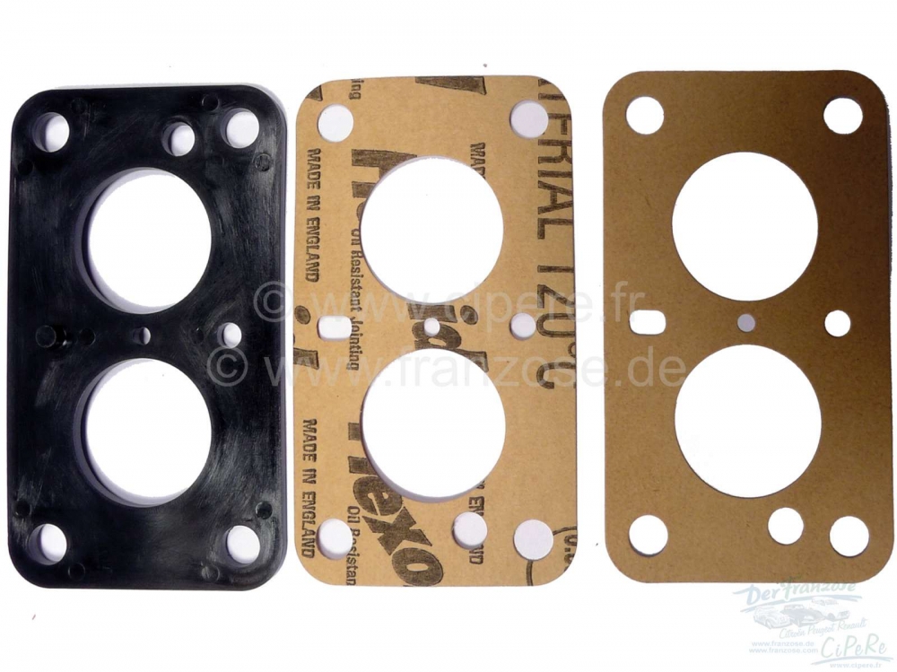 Sonstige-Citroen - Carburateurvoetpakking (isolerende plaat tussen carburateur en inlaatspruitstuk). Geschikt