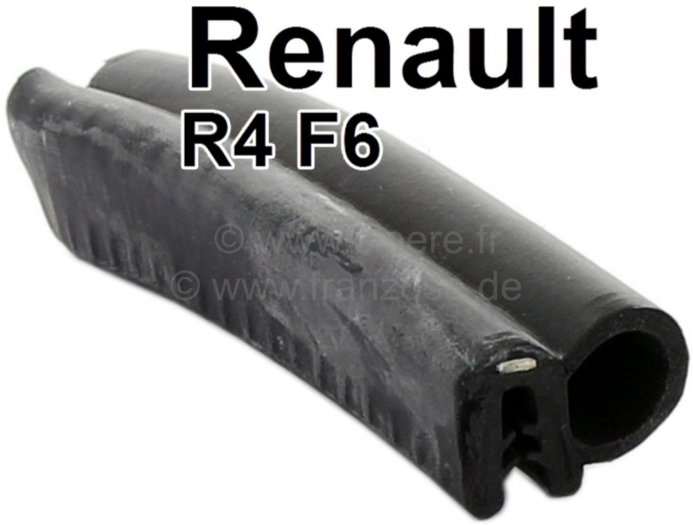 Renault - R4 F6, ladderklepafdichting, lang, voor Renault R4 F6. Prijs per meter. Ca. 400 cm zijn no