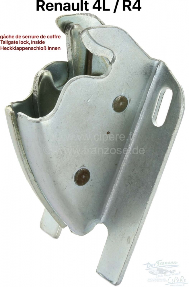Renault - R4, kofferslot aan de binnenkant (achterklepvergrendeling). Geschikt voor Renault R4. Afha