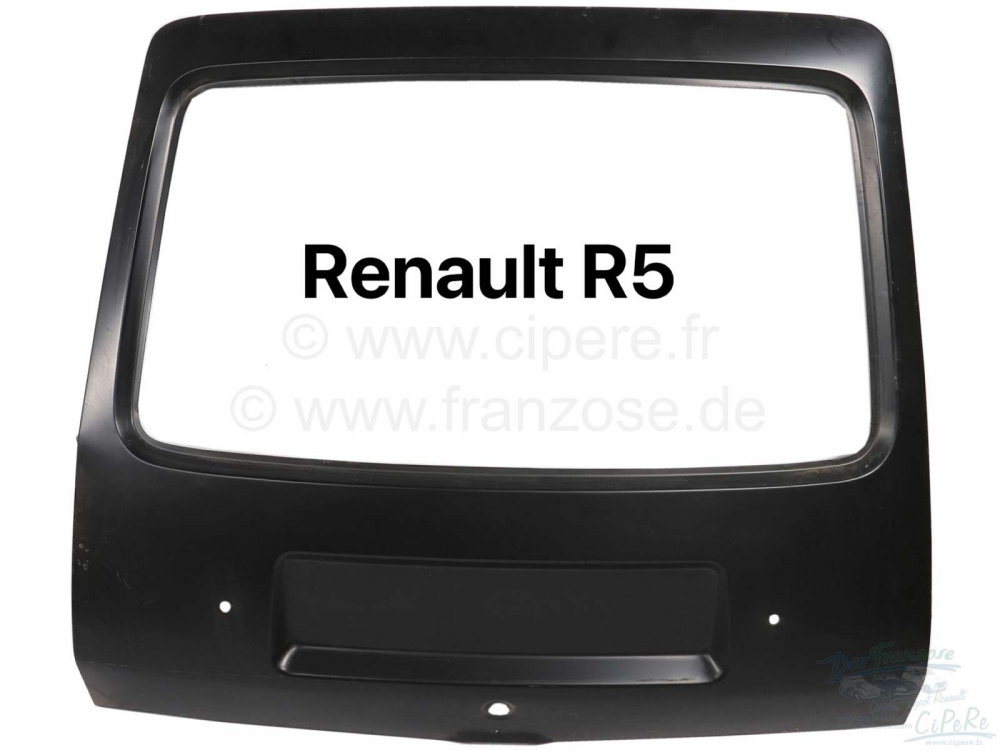Renault - R5, buitenhuid achterklep. Geschikt voor Renault R5. Originele leverancier. Geen reproduct