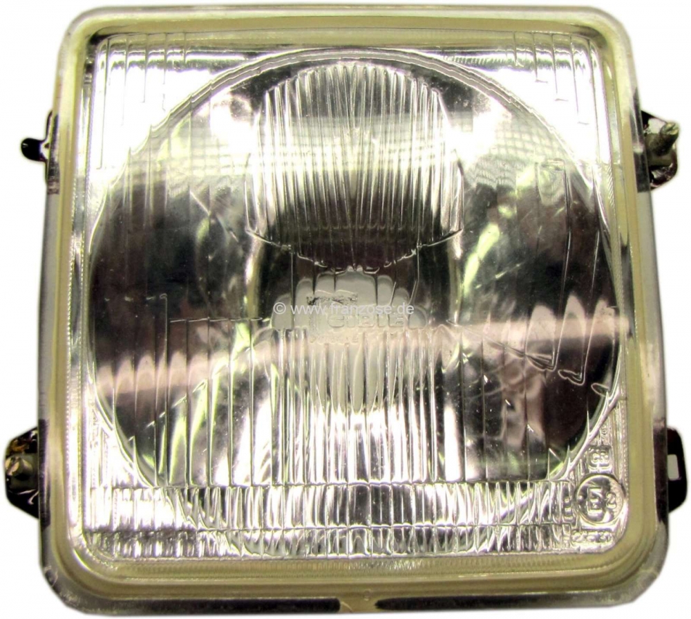 Renault - R6, koplamp rechtsvoor, Bilux-uitvoering. Geschikt voor Renault R6. Origineel CIBIE.