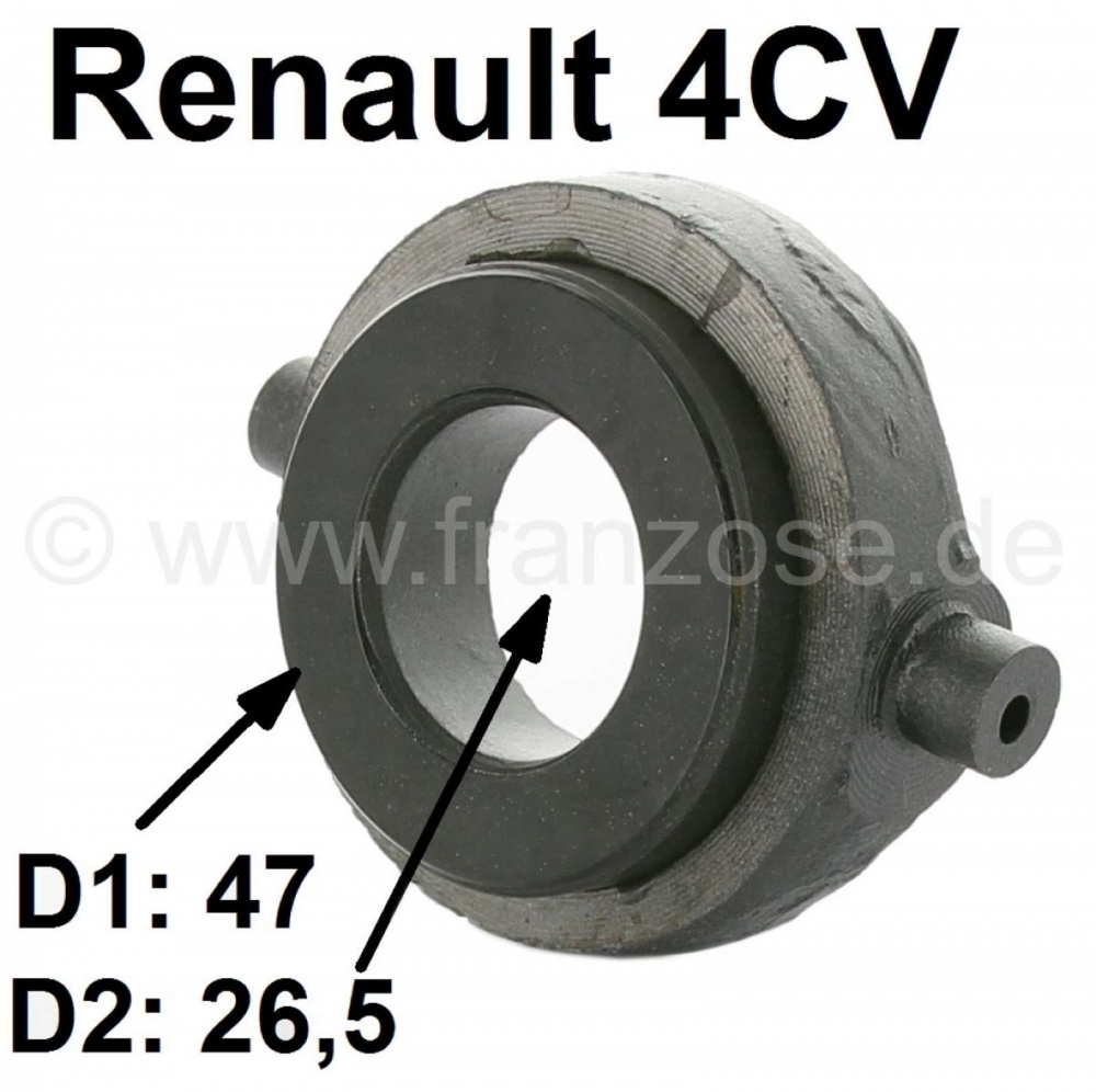 Renault - 4CV, ontkoppelingslager, met grafietring. Geschikt voor Renault 4CV. Buitendiameter grafie