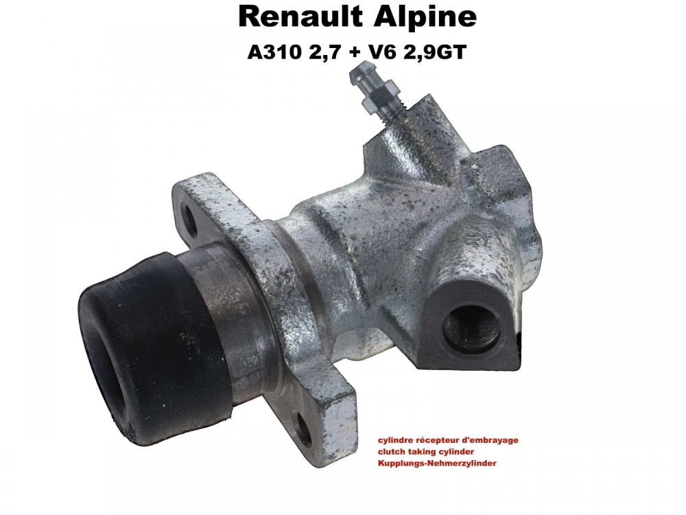 Alle - Koppelingsslave cilinder. Geschikt voor Renault Alpine 310 (2.7L). Alpine V6 2.9GT. Renaul