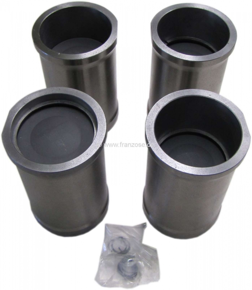 Renault - Dauphine, zuiger + cilinder (4 stuks). Geschikt voor Renault Dauphine. Motor: 1093ccm. Bor