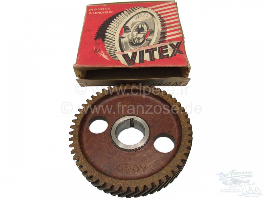 Renault - Primaquatre, nokkenas aandrijfwiel (Novotex). Geschikt voor Renault Primaquatre, vanaf bou