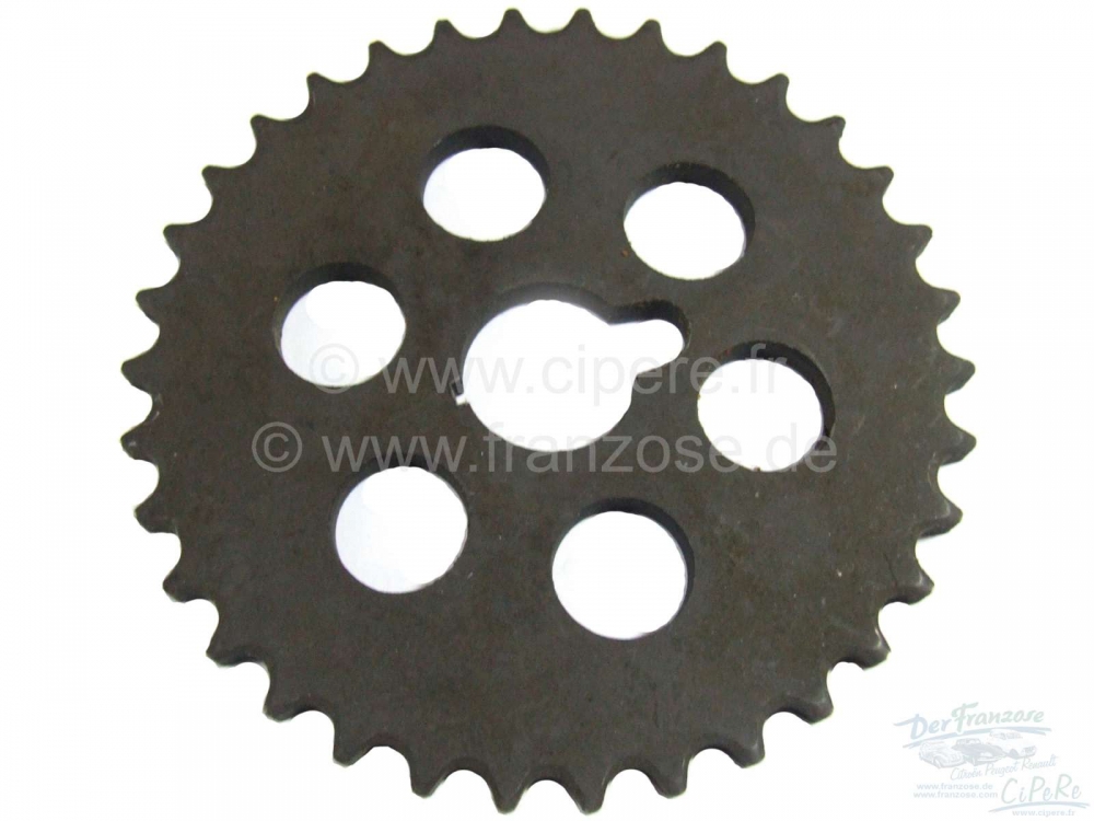 Renault - R4/R5/R10, nokkenastandwiel, 34 tanden. Geschikt voor Renault R4, R5, R10. 845ccm, 1108ccm