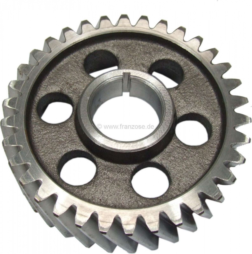 Renault - R4, tandwiel (staal). Geschikt voor Renault R4 (vroege modeljaren). Motor: 680-02 t/m moto