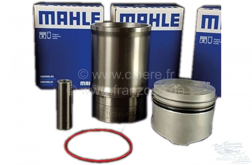 Renault - SUPER 5 GT Turbo (1.4L), zuiger + cilinder (4 stuks). Geschikt voor Renault Super 5 GT Tur