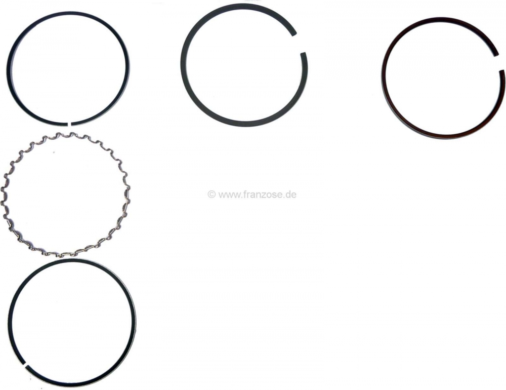 Alle - Zuigerveerset, per zuiger. Geschikt voor Renault-motor: 1289cc. Boring: 73.0mm. Zuigervere