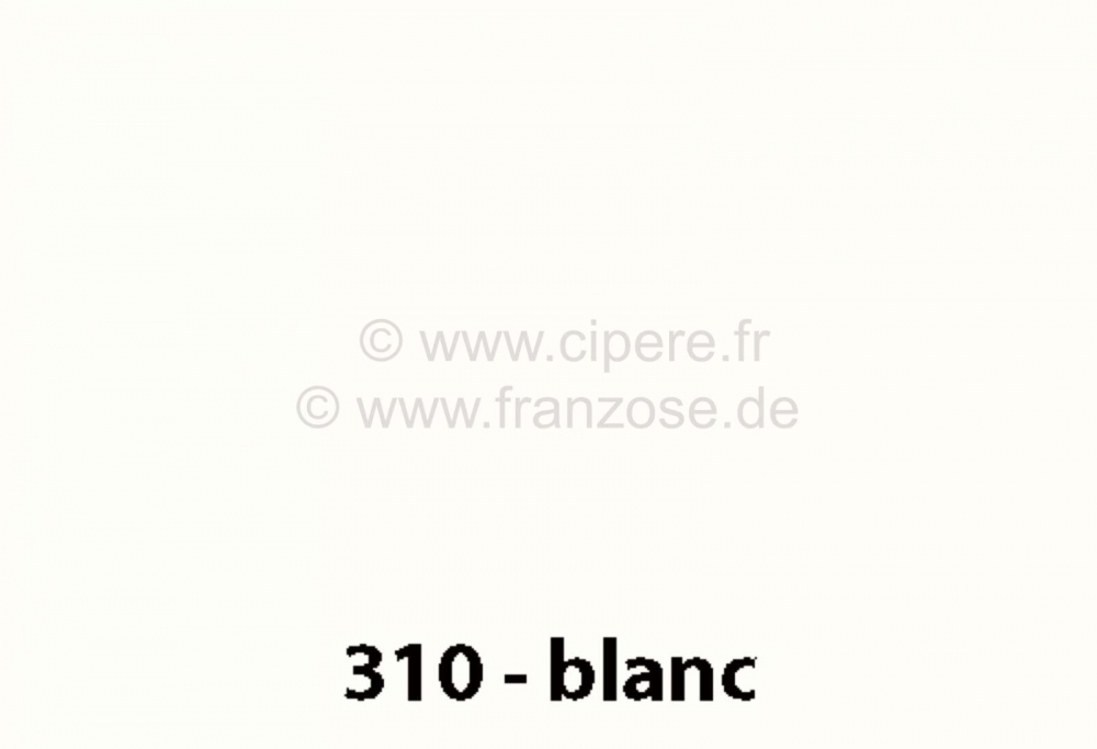 Renault - Verf 1000ml, R4, kleurcode 310 wit moet gemengd worden met verharder! 2 delen lak, 1 deel 