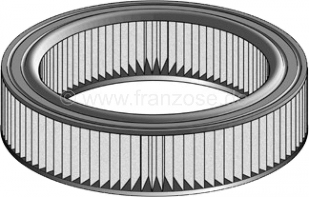 Alle - Luchtfilter inzetstuk (A960). Geschikt voor Renault R4, Rapid, R5, R9. Buitendiameter: 230