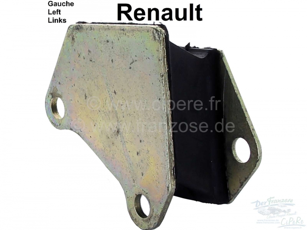 Renault - Dauphine/R8/R10/Caravelle, transmissiebevestiging links. Geschikt voor Renault Dauphine, R