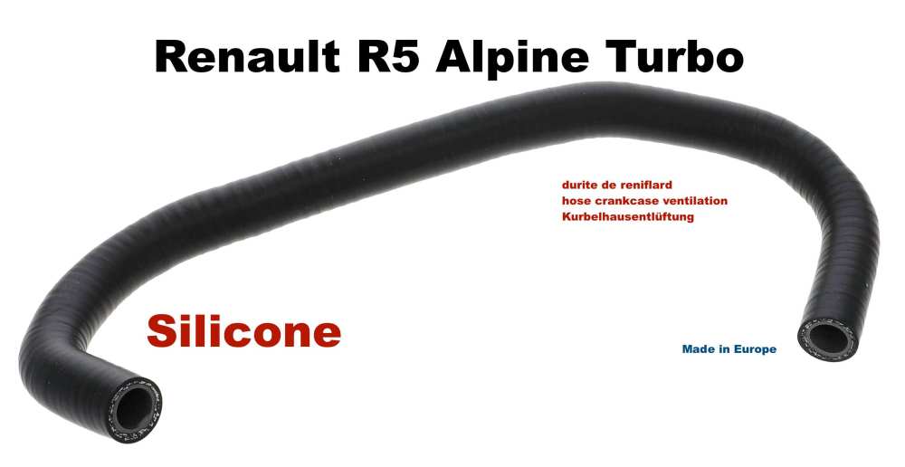 Renault - R5 Alpine Turbo, slang voor de carterventilatie (oliedamp). Geschikt voor Renault R5 Alpin