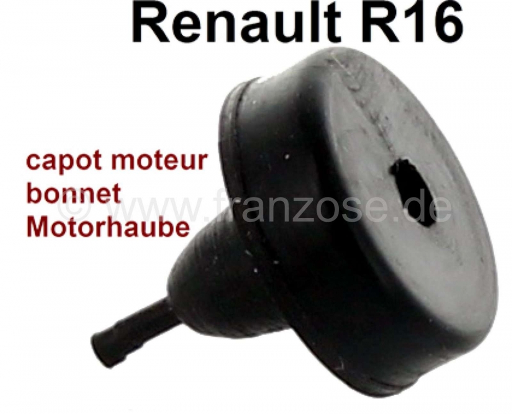 Renault - R16, rubberen bumper voor de motorkap. Geschikt voor renault R16. Of. Nr. 7700535323 + 060