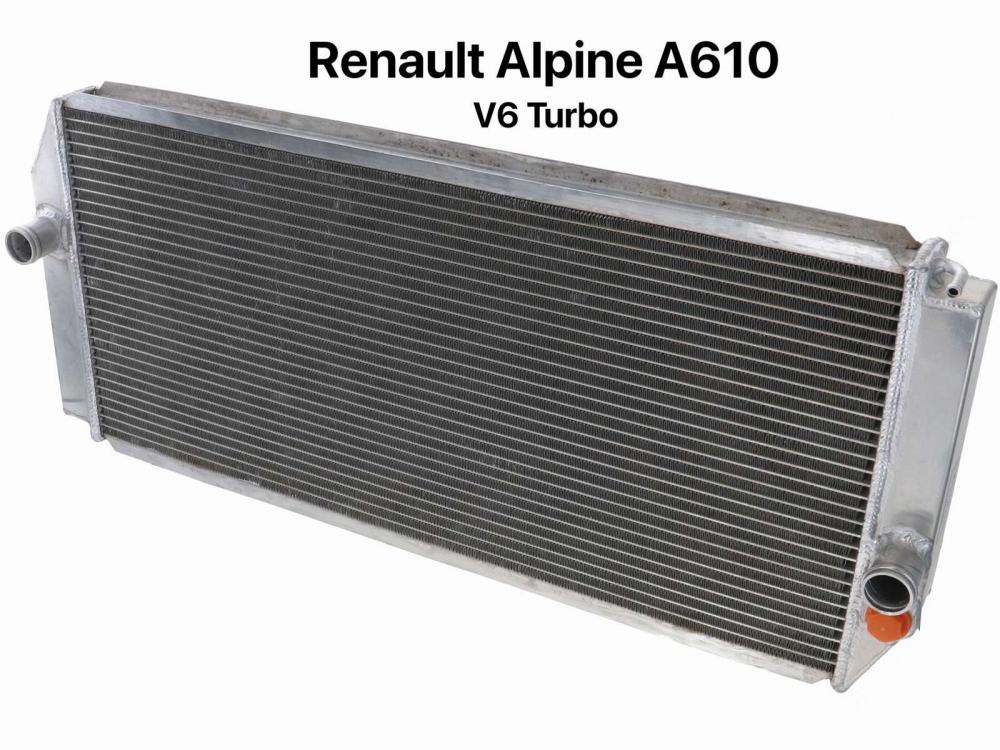 Renault - A610 V6 Turbo, radiateur gemaakt van aluminium. Geschikt voor Alpine A610 V6 Turbo. Afmeti