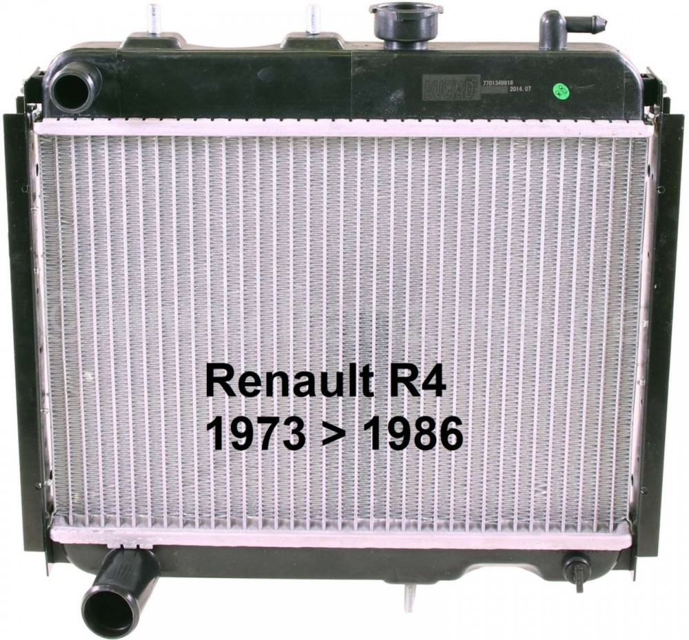 Sonstige-Citroen - R4, radiateur 2 versie (originele leverancier). Geschikt voor Renault R4 + R6. Gemonteerd 