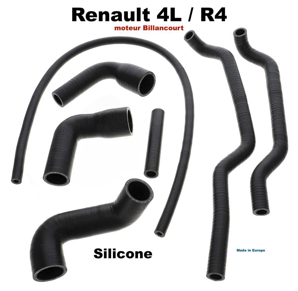 Renault - R4, radiatorslangset voor 