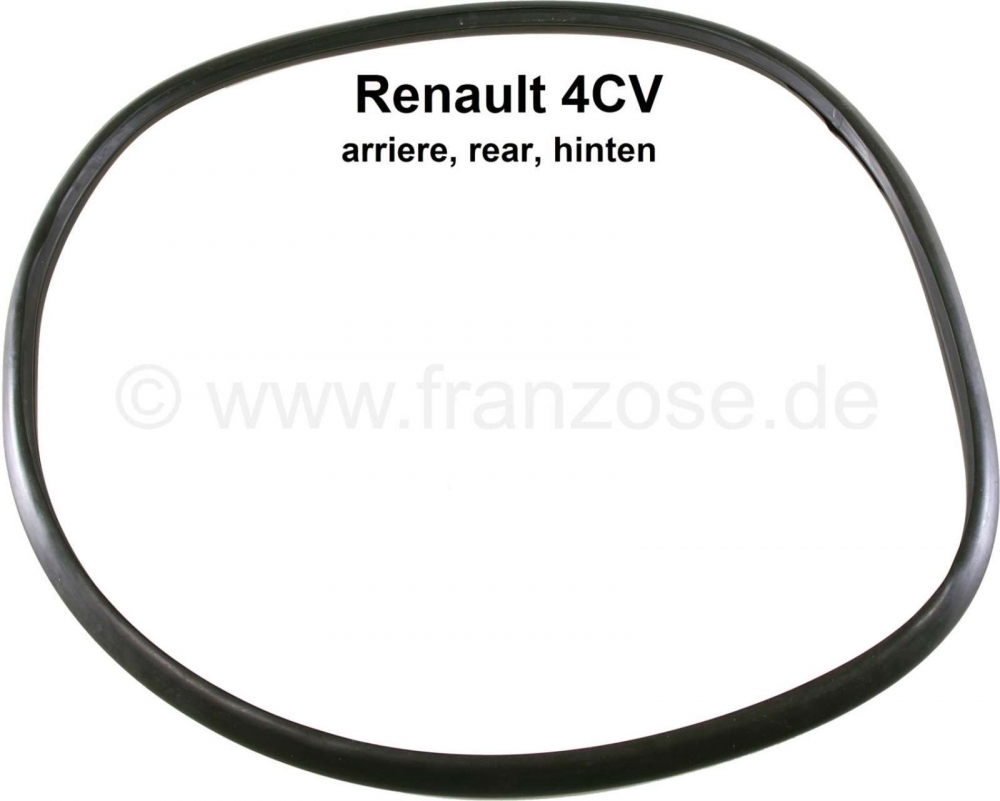 Renault - 4CV, achterruit afdichting Renault 4CV.