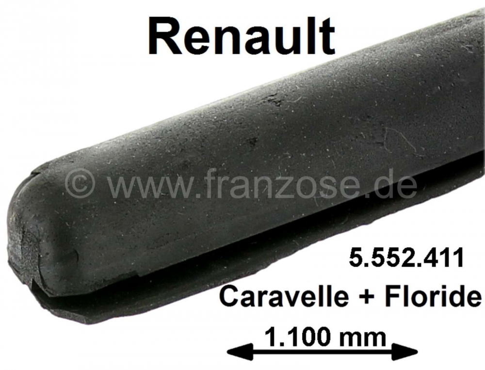 Renault - Caravelle/Floride, afdichting softtop, bovenkant vanaf het voorruitframe (afdichting tusse