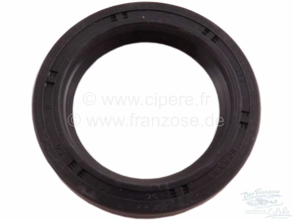 Renault - Simmerring krukas 35 x 50 x 8. past op Renault R4, Estafette, R5, R9, R11, R12, R15, R17, 