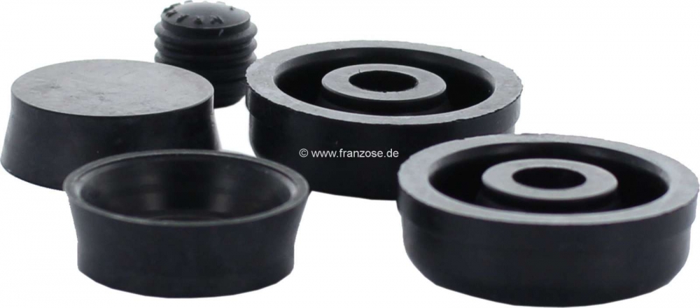 Renault - R4/8/R10/R12, wielremcilinder afdichtingsset, achter. Voor zuigerdiameter: 22,2mm. Remsyst