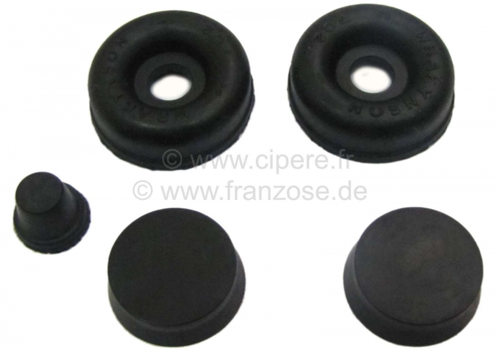 Renault - R4/achtermotor, wielremcilinder afdichtingsset. Voor zuigerdiameter: 19mm. Geschikt voor v