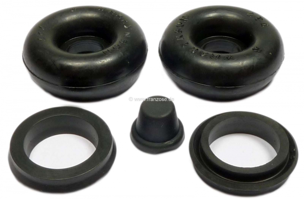 Renault - R4/R5/R6, wielremcilinder afdichtingsset, achter. Voor zuigerdiameter: 22,2 mm. Remsysteem