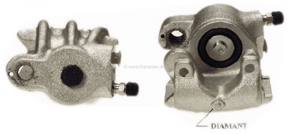 Peugeot - Achtermotor, remklauw linksachter (nieuw onderdeel). Remsysteem: Bendix. Zuiger diameter: 