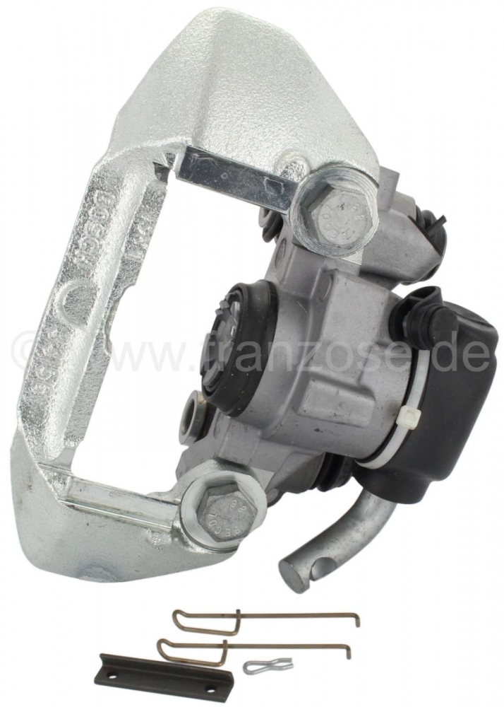 Renault - Remklauw (1 zuiger) linksachter, met geïntegreerde parkeerrem. Bendix remsysteem. Zuiger 