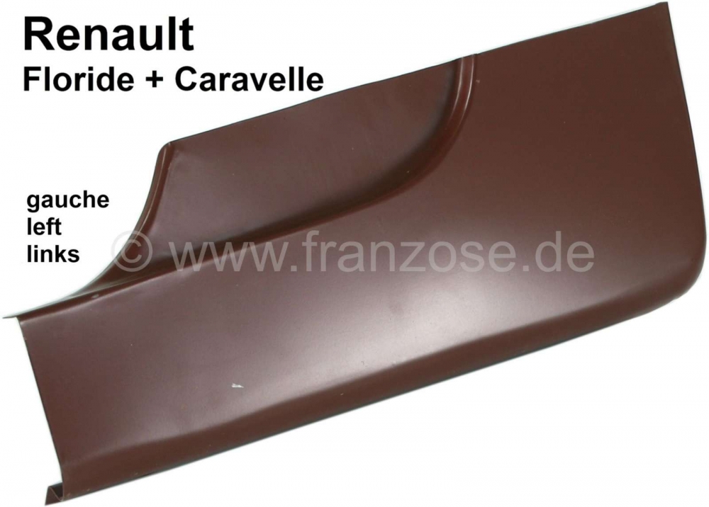 Renault - Floride/Caravelle, linker spatbord (achterspatbord) voorste reparatiepaneel (aansluiting o