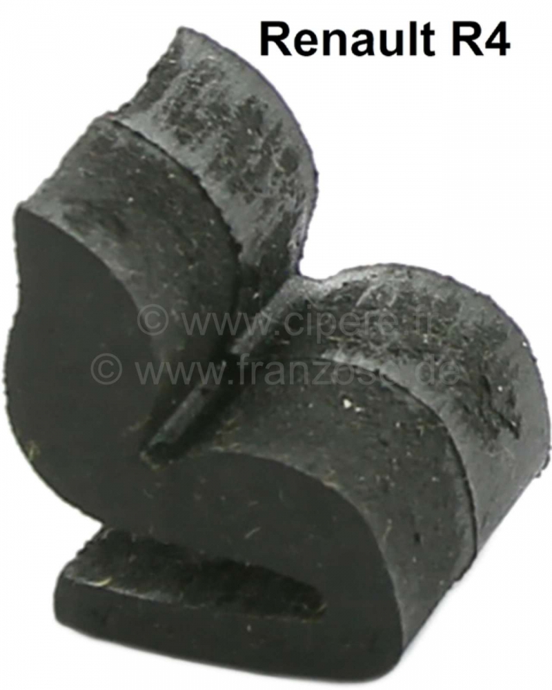 Alle - R4, voorste rubberen stop voor de motorkap (gemonteerd aan de binnenkant van het spatbord.