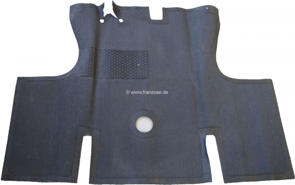 Renault - Dauphine/Floride, rubberen mat, voetenruimte voor. Geschikt voor Renault Dauphine + Florid