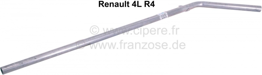 Renault - R4, (1108cc), uitlaatpijp. Geschikt voor Renault R4 ( R210B vanaf CH 26211, R239B vanaf CH