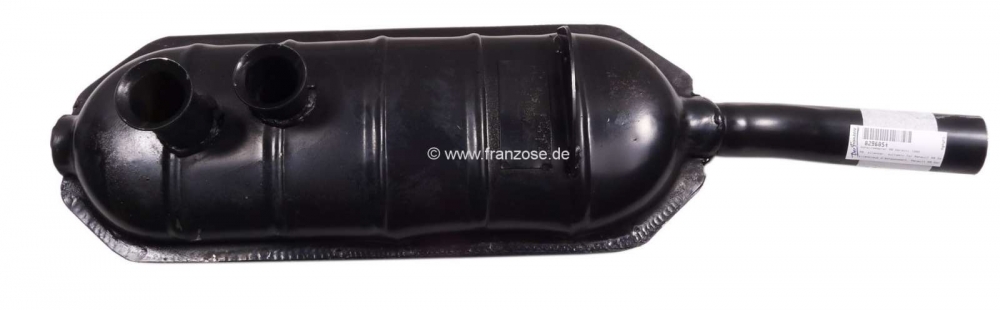 Renault - R8, geluiddemper, geschikt voor Renault R8 Gordini 1300, R1135. Geïnstalleerd vanaf bouwj