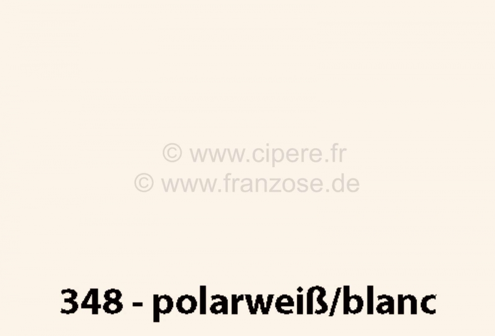 Renault - Spuitverf 400ml, Renault R4 kleurcode 348 poolwit speciaal gemengd