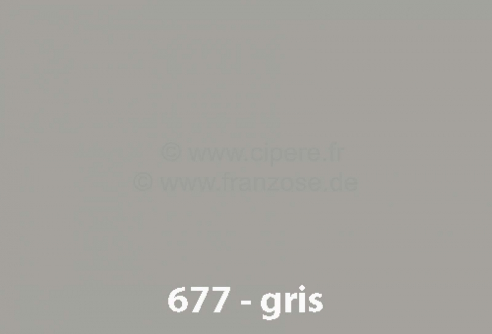 Renault - Spuitverf 400ml, Renault R4 kleurcode 677 grijs - bumpers speciaal gemengd