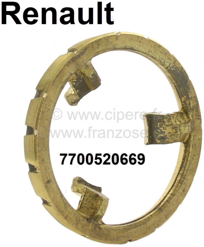 Renault - Synchronisatiering voor 1 versnelling. Geschikt voor Renault R4, R5, R6. Buitendiameter ca