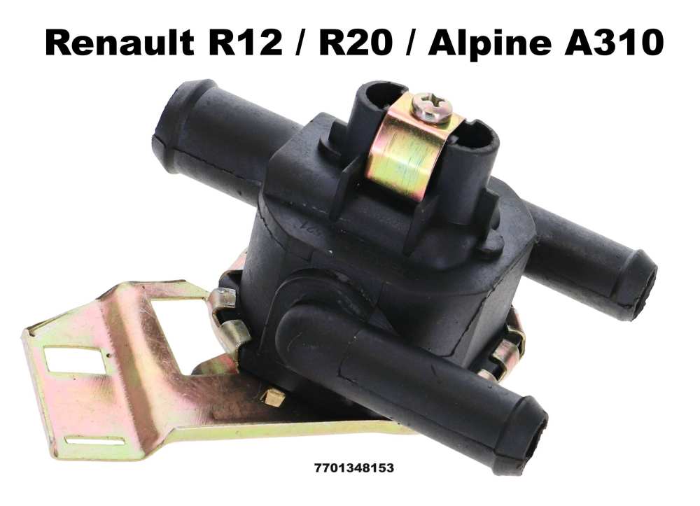 Renault - Verwarmingsventiel. Geschikt voor Renault R12, R20. Renault Alpine A310. Of. Nr. 770134815