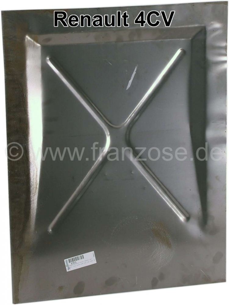 Renault - 4CV, achtervloerplaat, per zijde. Geschikt voor Renault 4CV.