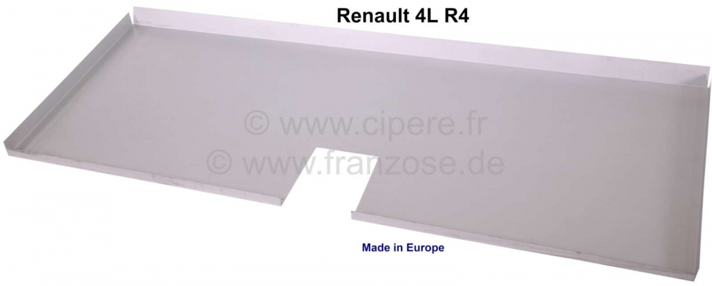 Renault - R4, vloerplaat aan de achterkant, achter de dwarsbalk. Eenvoudig reparatiepaneel, zonder b