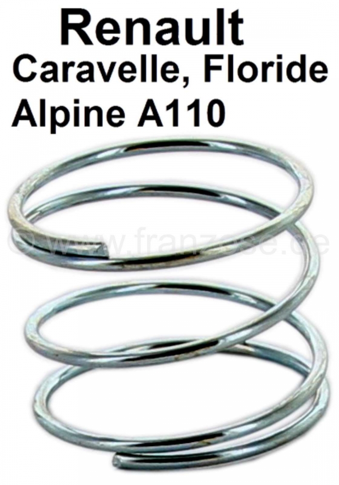 Renault - Caravelle/Floride/A110, veer onder de rozet voor de raamzwengel + deuropener. Per stuk. Ge