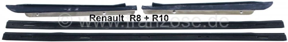 Renault - R8/R10, buitenafdichting raamkuip (4 stuks). Geschikt voor Renault R8 + R10.
