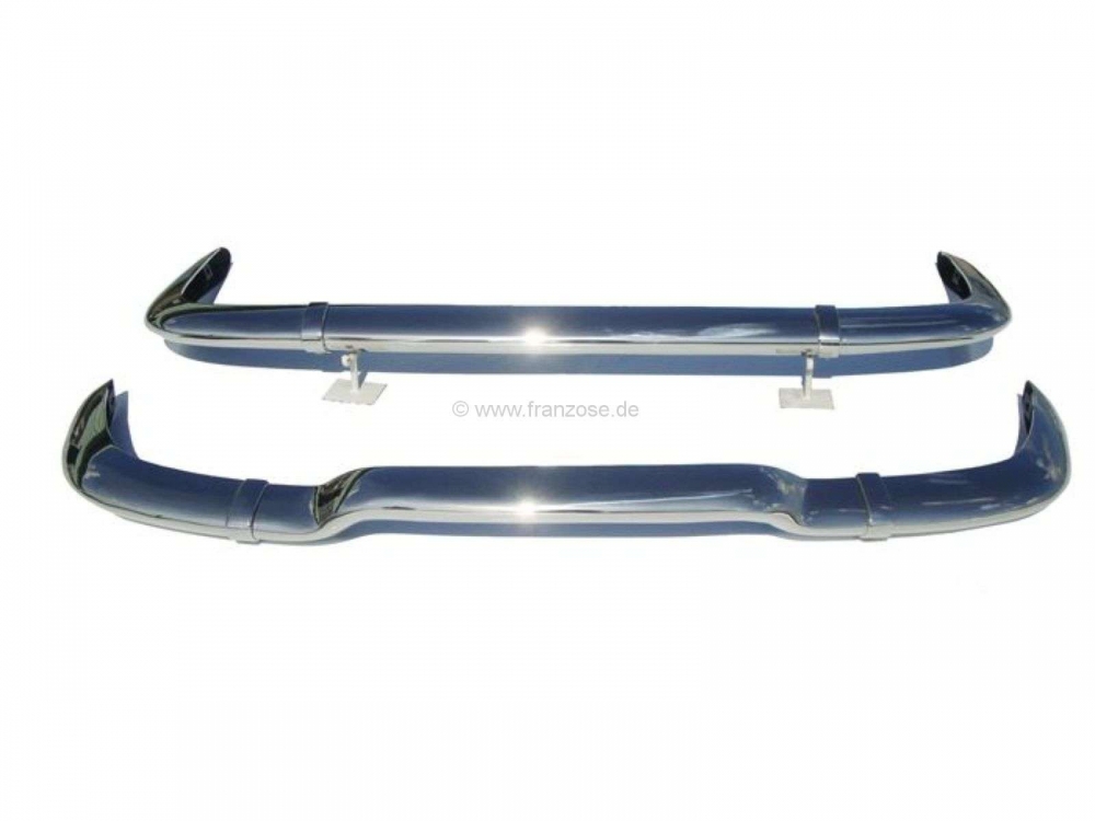 Renault - Caravelle, voor + achterbumper, roestvrij staal. Geschikt voor Renault Caravelle + Floride