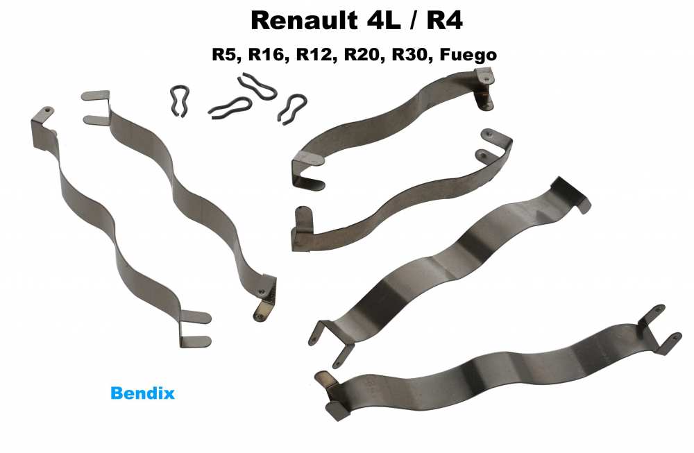 Sonstige-Citroen - Remblokset. Remsysteem: Bendix. Geschikt voor Renault R4, R16, R12, R14, R20, R25, R30
