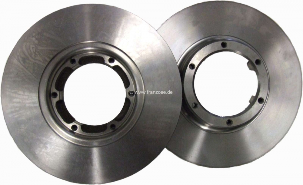 Renault - Remschijven voor (2 stuks). Geschikt voor Renault R4 GTL (R1128). R4 1.0 TL, alle modellen