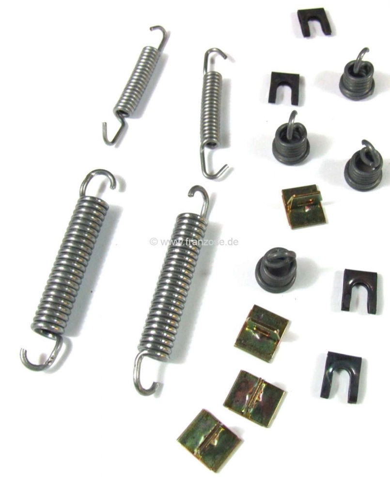 Renault - Set remschoenen. Remsysteem: Bendix. Geschikt voor Renault R4, R5. Voor remtrommel diamete