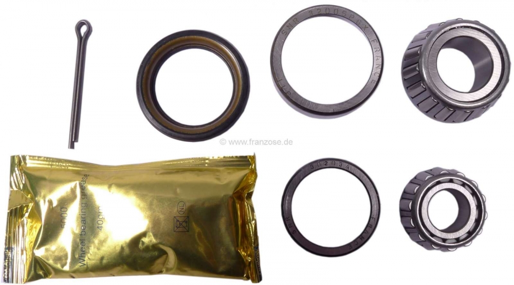 Renault - Set achterwiellagers. Geschikt voor Renault R4 van 09/1962 tot 06/1986, R5 van 01/1972 tot