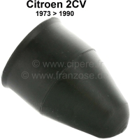 Rubberen stootranden voor de swingarm, aan de achterkant van de wielkast