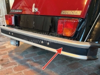 Citroen-2CV - Bumper plakstrip, breed (zwart). Achterbumper, voor 11 cm hoge bumpers. Geschikt voor Citr